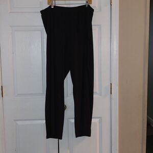 Antthony black pullon elastic waist casual business dress pants  Sz 3X